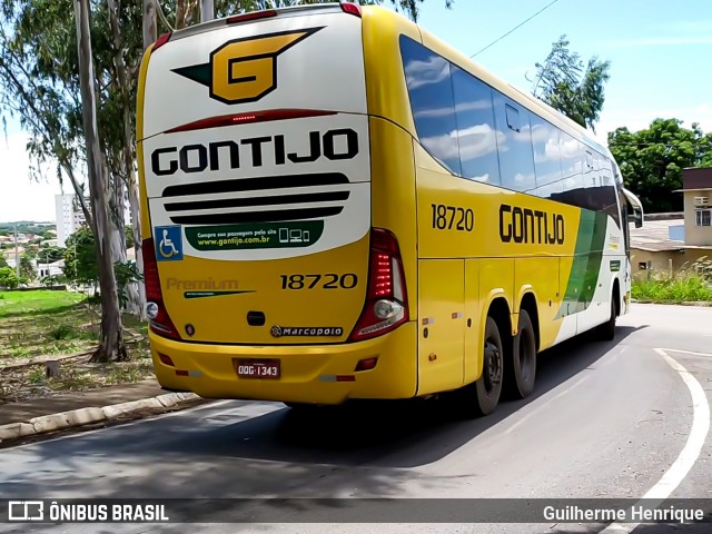 Empresa Gontijo de Transportes 18720 na cidade de Cuiabá, Mato Grosso, Brasil, por Guilherme Henrique. ID da foto: 7533433.