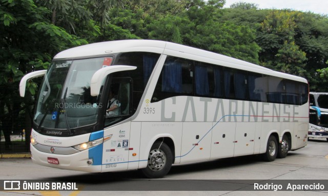 Auto Viação Catarinense 3395 na cidade de São Paulo, São Paulo, Brasil, por Rodrigo  Aparecido. ID da foto: 7534173.