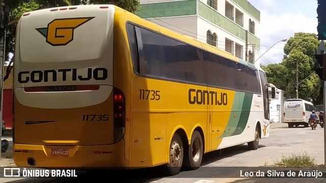 Empresa Gontijo de Transportes 11735 na cidade de Governador Valadares, Minas Gerais, Brasil, por Leo da Silva de Araújo. ID da foto: 7534766.