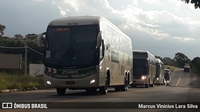 Empresa Gontijo de Transportes 21465 na cidade de Cláudio, Minas Gerais, Brasil, por Marcus Vinicius Lara Silva. Número da foto: #7533275.