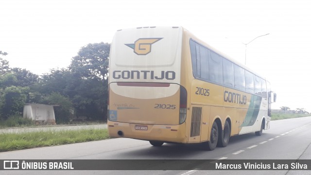 Empresa Gontijo de Transportes 21025 na cidade de Cláudio, Minas Gerais, Brasil, por Marcus Vinicius Lara Silva. ID da foto: 7533223.