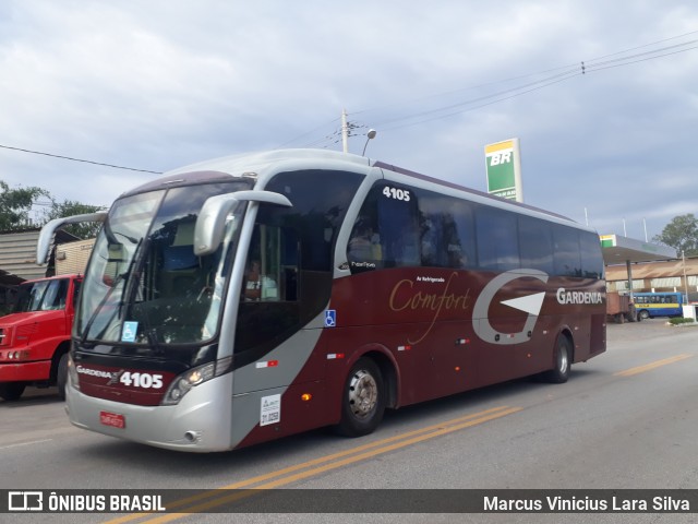 Expresso Gardenia 4105 na cidade de Cláudio, Minas Gerais, Brasil, por Marcus Vinicius Lara Silva. ID da foto: 7533247.