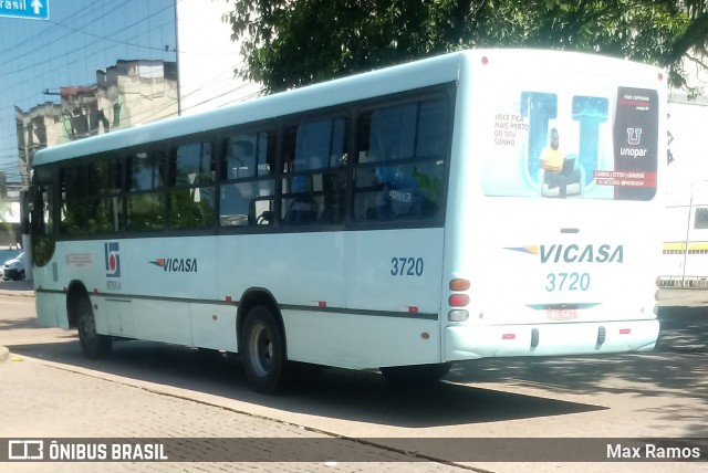 VICASA - Viação Canoense S.A. 3720 na cidade de Porto Alegre, Rio Grande do Sul, Brasil, por Max Ramos. ID da foto: 7534828.