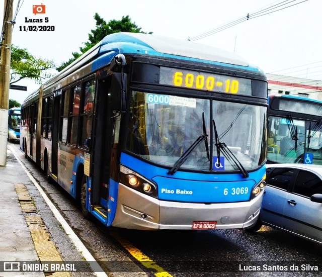 Viação Paratodos > São Jorge > Metropolitana São Paulo > Mobibrasil 6 3069 na cidade de São Paulo, São Paulo, Brasil, por Lucas Santos da Silva. Número da foto: #7534603.
