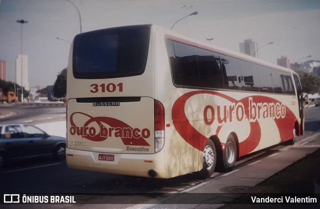 Viação Ouro Branco 3101 na cidade de São Paulo, São Paulo, Brasil, por Vanderci Valentim. Número da foto: #7534800.