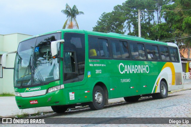 Viação Canarinho 2812 na cidade de Joinville, Santa Catarina, Brasil, por Diego Lip. ID da foto: 7534141.