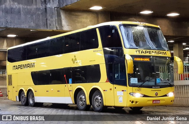 Viação Itapemirim 17401 na cidade de Belo Horizonte, Minas Gerais, Brasil, por Daniel Junior Sena. Número da foto: #7534541.