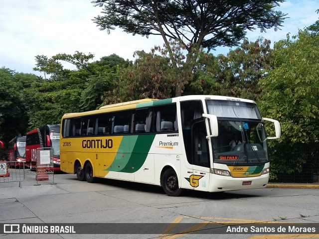 Empresa Gontijo de Transportes 20185 na cidade de São Paulo, São Paulo, Brasil, por Andre Santos de Moraes. Número da foto: #7533765.