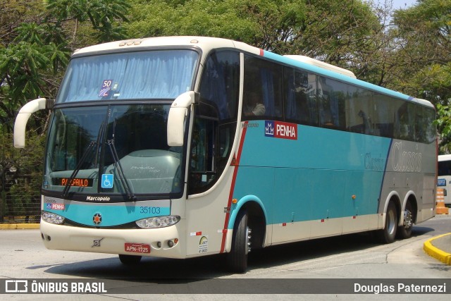 Empresa de Ônibus Nossa Senhora da Penha 35103 na cidade de São Paulo, São Paulo, Brasil, por Douglas Paternezi. Número da foto: #7533931.