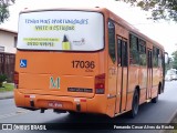 Expresso Azul 17036 na cidade de Curitiba, Paraná, Brasil, por Fernando Cesar Alves da Rocha. Número da foto: #:id.