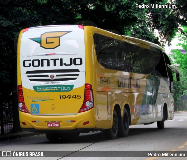 Empresa Gontijo de Transportes 19445 na cidade de São Paulo, São Paulo, Brasil, por Pedro Millennium. ID da foto: 7536105.