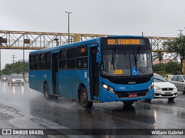 Taguatur - Taguatinga Transporte e Turismo 05643 na cidade de Riacho Fundo, Distrito Federal, Brasil, por William Gabriel. Número da foto: #7535843.