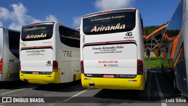 Viação Ariranha 7863 na cidade de Aparecida, São Paulo, Brasil, por Luiz Silva. Número da foto: #7536754.