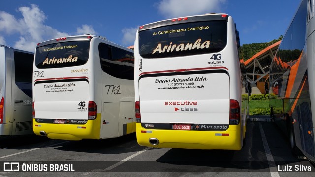 Viação Ariranha 7863 na cidade de Aparecida, São Paulo, Brasil, por Luiz Silva. ID da foto: 7536754.