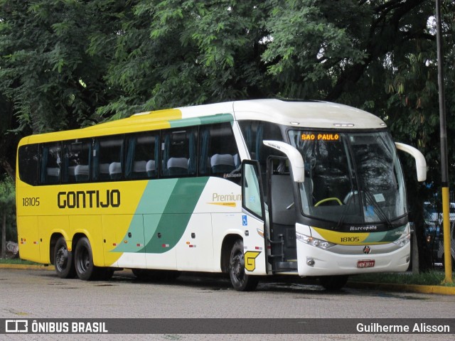 Empresa Gontijo de Transportes 18105 na cidade de São Paulo, São Paulo, Brasil, por Guilherme Alisson. Número da foto: #7537882.