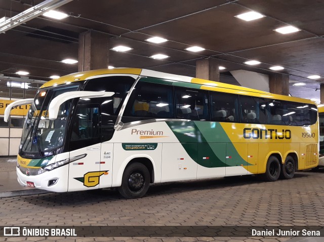 Empresa Gontijo de Transportes 19500 na cidade de Belo Horizonte, Minas Gerais, Brasil, por Daniel Junior Sena. Número da foto: #7536479.