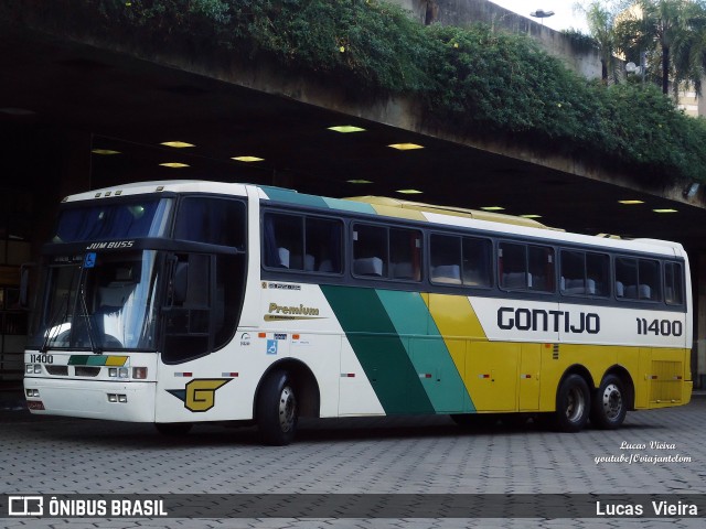 Empresa Gontijo de Transportes 11400 na cidade de Belo Horizonte, Minas Gerais, Brasil, por Lucas Vieira. ID da foto: 7535574.