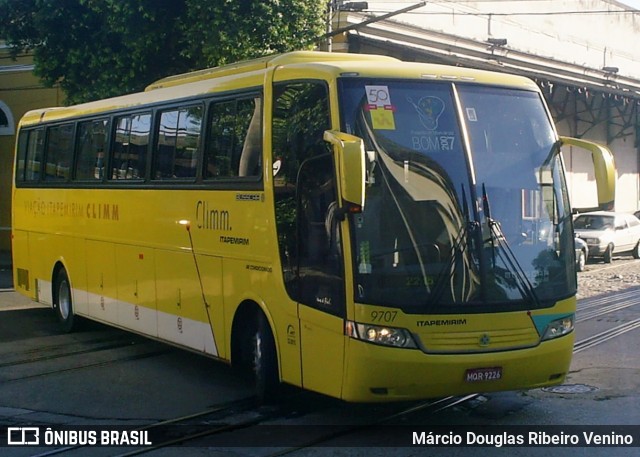 Viação Itapemirim 9707 na cidade de Rio de Janeiro, Rio de Janeiro, Brasil, por Márcio Douglas Ribeiro Venino. Número da foto: #7538142.