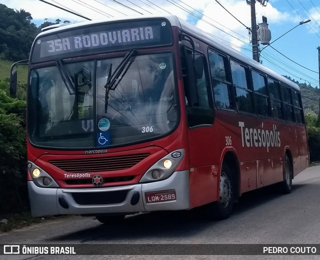 Viação Dedo de Deus 306 na cidade de Teresópolis, Rio de Janeiro, Brasil, por PEDRO COUTO. Número da foto: #7537315.