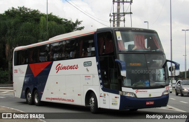 Gimenes Turismo 2700 na cidade de São Paulo, São Paulo, Brasil, por Rodrigo  Aparecido. ID da foto: 7537564.