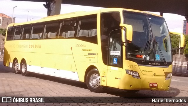 Viação Itapemirim 48117 na cidade de Belo Horizonte, Minas Gerais, Brasil, por Hariel Bernades. ID da foto: 7540055.