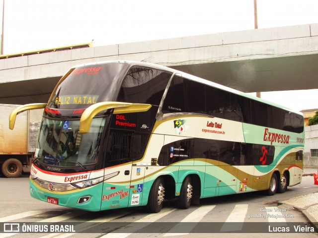 Expressa Turismo 55300 na cidade de Belo Horizonte, Minas Gerais, Brasil, por Lucas Vieira. ID da foto: 7540838.