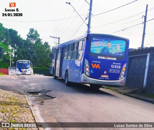 Viação Miracatiba 15.858 na cidade de São Paulo, São Paulo, Brasil, por Lucas Santos da Silva. Número da foto: #7540052.