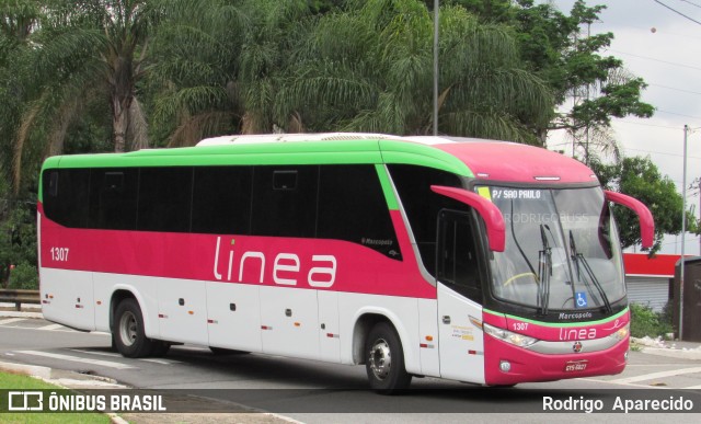 Linea Transportes e Turismo Ltda. 1307 na cidade de São Paulo, São Paulo, Brasil, por Rodrigo  Aparecido. Número da foto: #7540509.