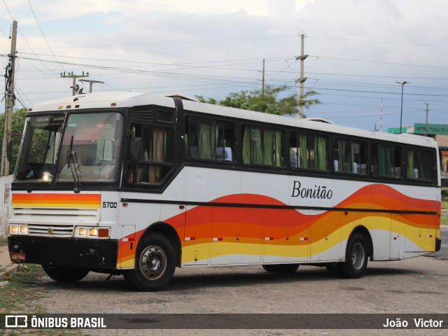 Bonitão Viagem e Turismo 5700 na cidade de Teresina, Piauí, Brasil, por João Victor. ID da foto: 7540552.