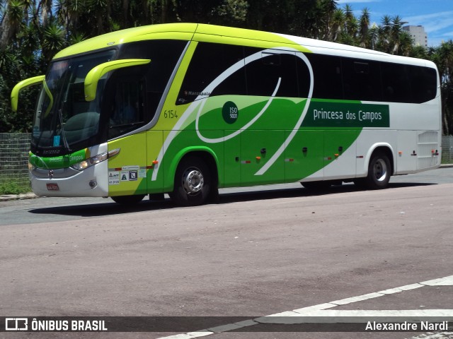 Expresso Princesa dos Campos 6154 na cidade de Curitiba, Paraná, Brasil, por Alexandre Rodrigo. ID da foto: 7540189.