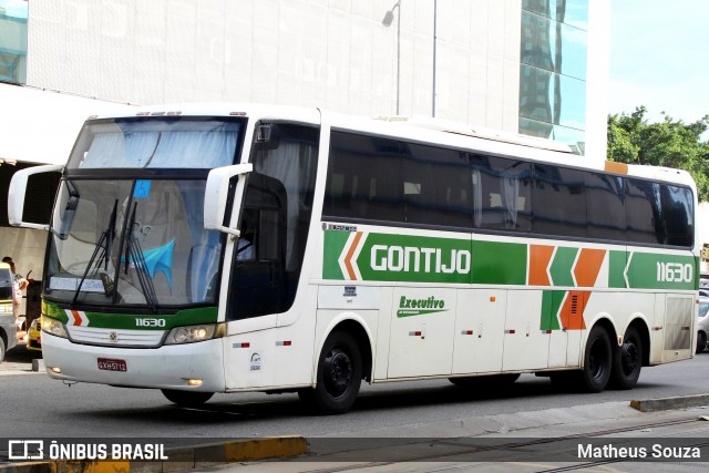 Empresa Gontijo de Transportes 11630 na cidade de Rio de Janeiro, Rio de Janeiro, Brasil, por Matheus Souza. ID da foto: 7488522.