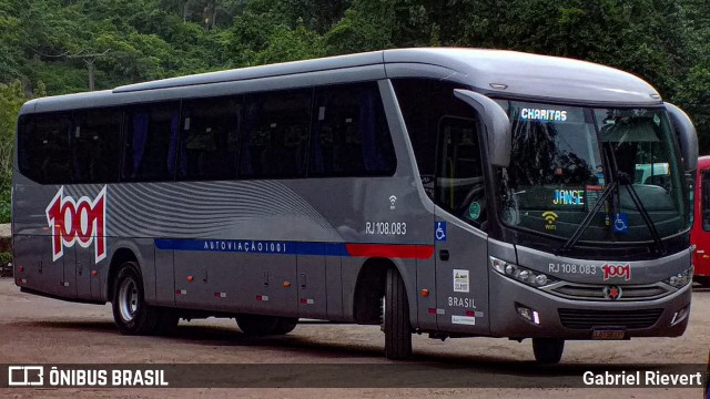 Auto Viação 1001 rj 108.083 na cidade de Niterói, Rio de Janeiro, Brasil, por Gabriel Rievert. ID da foto: 7487790.