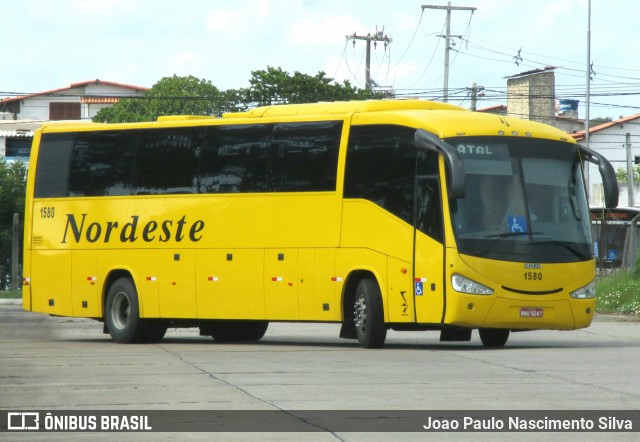 Viação Nordeste 1580 na cidade de Natal, Rio Grande do Norte, Brasil, por Joao Paulo Nascimento Silva. ID da foto: 7489674.