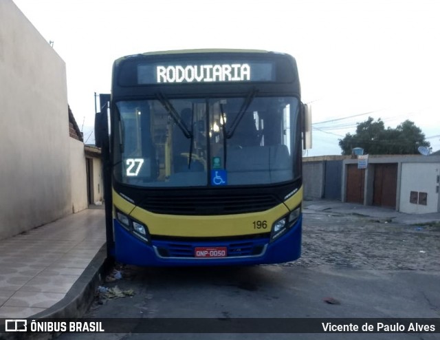 Trancid - Transporte Cidade de Divinópolis 196 na cidade de Divinópolis, Minas Gerais, Brasil, por Vicente de Paulo Alves. Número da foto: #7489681.