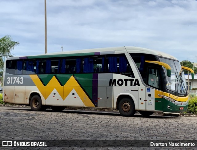 Viação Motta 31743 na cidade de Uberlândia, Minas Gerais, Brasil, por Everton Nascimento. ID da foto: 7489994.