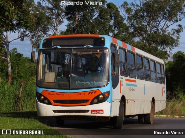 VEB - Viação Expresso Brasília 1000 na cidade de Brasília, Distrito Federal, Brasil, por Ricardo Vieira. ID da foto: 7541831.