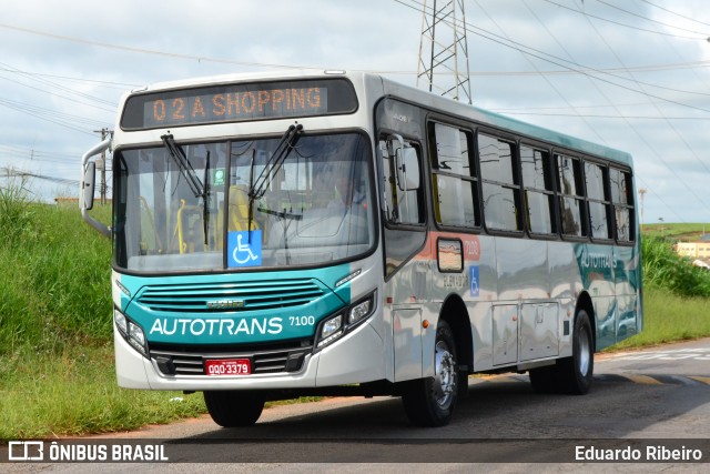 Autotrans > Turilessa 7100 na cidade de Varginha, Minas Gerais, Brasil, por Eduardo Ribeiro. Número da foto: #7543648.