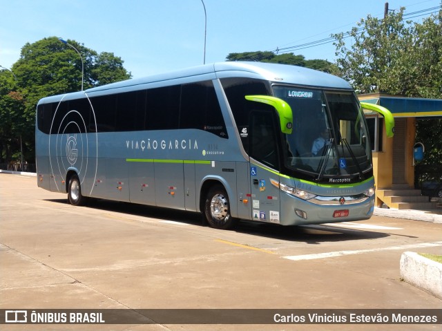 Viação Garcia 8114 na cidade de Maringá, Paraná, Brasil, por Carlos Vinicius Estevão Menezes. Número da foto: #7542531.
