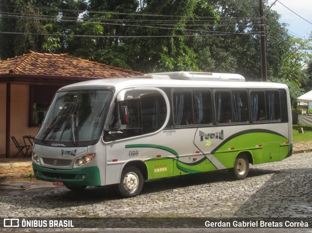 Turin Transportes 098 na cidade de Ouro Preto, Minas Gerais, Brasil, por Gerdan Gabriel Bretas Corrêa. ID da foto: 7543641.