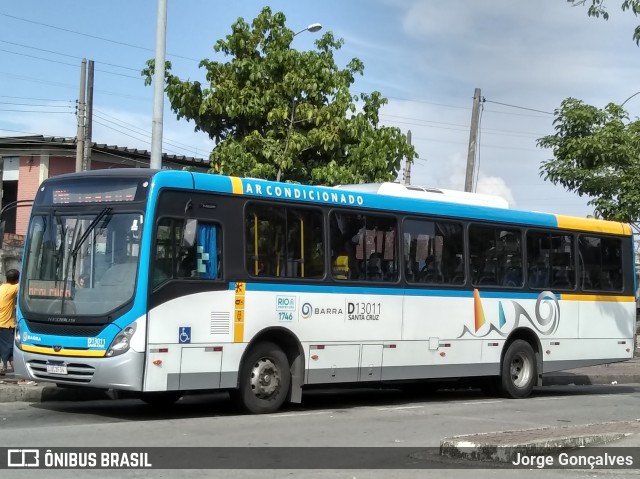 Transportes Barra D13011 na cidade de Rio de Janeiro, Rio de Janeiro, Brasil, por Jorge Gonçalves. Número da foto: #7542815.