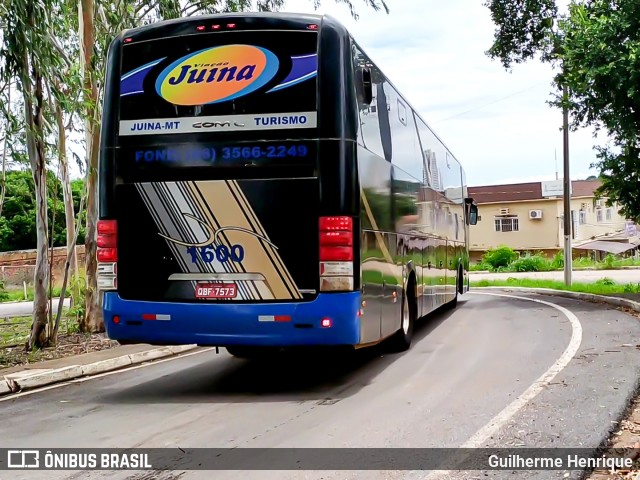 Viação Juína 1600 na cidade de Cuiabá, Mato Grosso, Brasil, por Guilherme Henrique. ID da foto: 7543024.