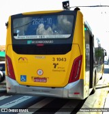 Viação Metrópole Paulista - Zona Leste 3 1043 na cidade de São Paulo, São Paulo, Brasil, por Sérgiane Gisele da Silva. Número da foto: #:id.