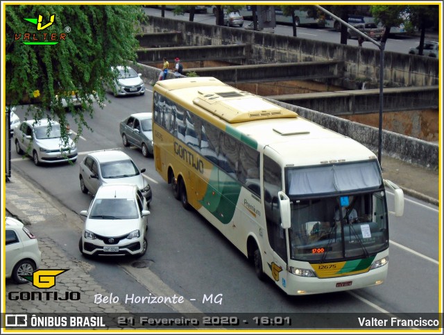 Empresa Gontijo de Transportes 12675 na cidade de Belo Horizonte, Minas Gerais, Brasil, por Valter Francisco. ID da foto: 7546549.