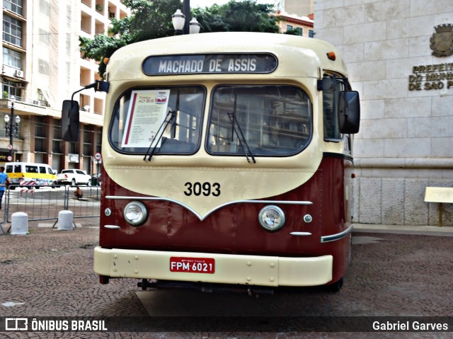 CMTC - Companhia Municipal de Transportes Coletivos 3093 na cidade de São Paulo, São Paulo, Brasil, por Gabriel Garves. ID da foto: 7544995.