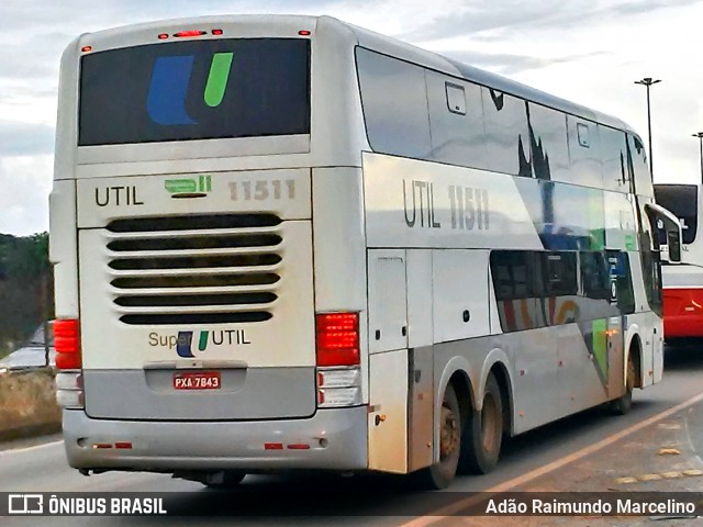 UTIL - União Transporte Interestadual de Luxo 11511 na cidade de Belo Horizonte, Minas Gerais, Brasil, por Adão Raimundo Marcelino. Número da foto: #7546610.