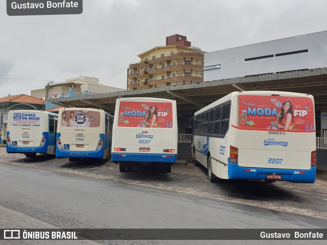 Viação Nossa Senhora dos Navegantes 2207 na cidade de Navegantes, Santa Catarina, Brasil, por Gustavo  Bonfate. ID da foto: 7545802.