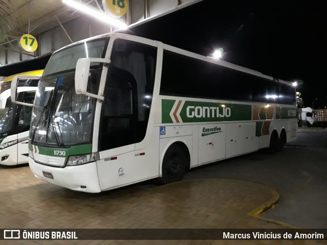 Empresa Gontijo de Transportes 11730 na cidade de Perdões, Minas Gerais, Brasil, por Marcus Vinicius de Amorim. ID da foto: 7546737.