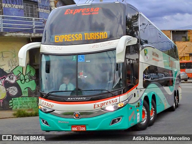 Expressa Turismo 55500 na cidade de Belo Horizonte, Minas Gerais, Brasil, por Adão Raimundo Marcelino. ID da foto: 7546630.