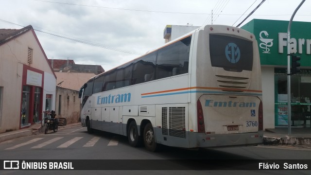 Emtram 3760 na cidade de Barra da Estiva, Bahia, Brasil, por Flávio  Santos. Número da foto: #7546795.