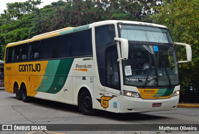 Empresa Gontijo de Transportes 11905 na cidade de São Paulo, São Paulo, Brasil, por Matheus Oliveira. ID da foto: 7546933.